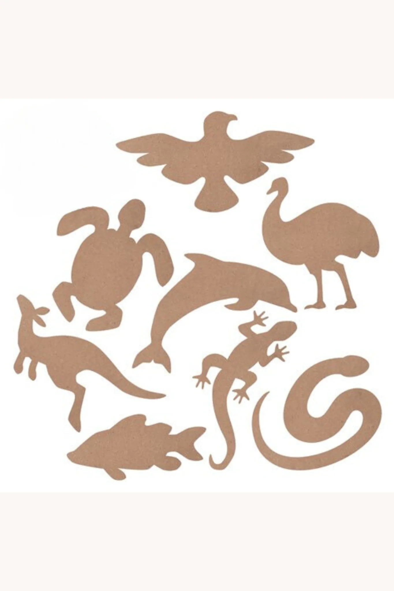 Wooden Indigenous Australian Animals - Pack of 24 - Image 3